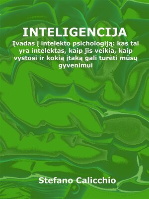 cover image of Inteligencija